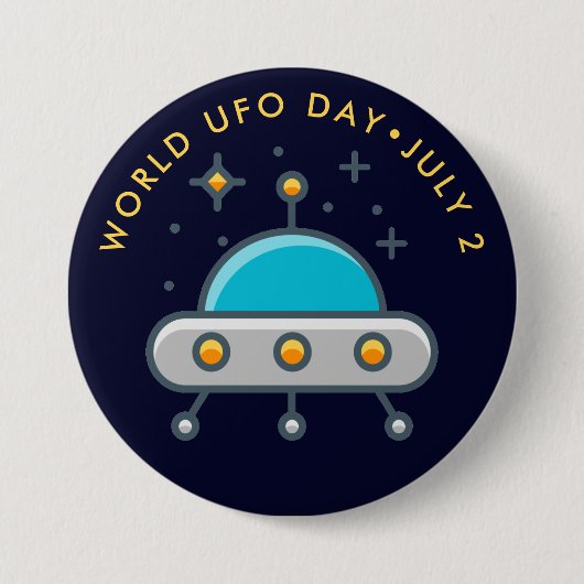 Welttag der UFO Button (Vorderseite)