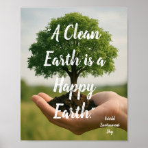 Welttag der Umwelt Poster