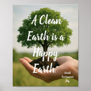 Welttag der Umwelt Poster