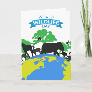 Welttag der Wildtiere Karte