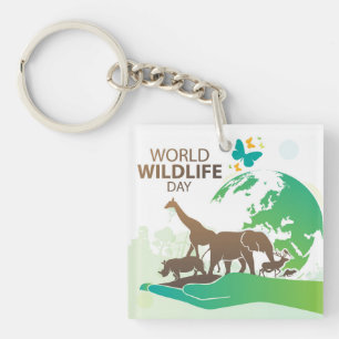 Welttag der Wildtiere Schlüsselanhänger