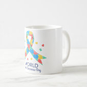 Welttag des Bewusstseins für Autismus Kaffeetasse (VorderseiteRechts)