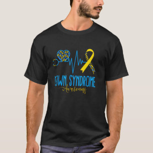 Welttag des Down-Syndroms Awareness Socken Down Ri T-Shirt