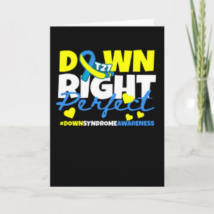 Welttag des Down-Syndroms Karte