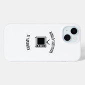Welttag des Fernsehens Case-Mate iPhone Hülle (Rückseite (Horizontal))