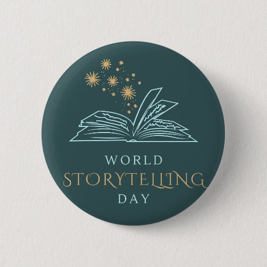 Welttag des Geschichtenerzählens Button (Vorderseite)