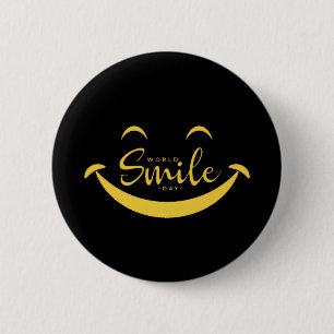 Welttag-des-Lächelns-Button Button