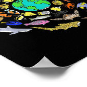 Welttag des Meereslebens am Welttag der Erde Poster (Ecke)