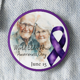 Welttag des Missbrauchs - 15. Juni Button