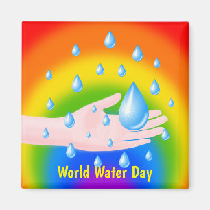 Welttag des Wassers 22. März Magnet
