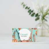 Welttag für Tourismus Visitenkarte (Stehend Vorderseite)