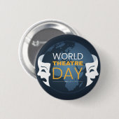 Welttheatertag Button (Vorne & Hinten)