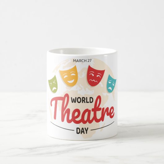 Welttheatertag Kaffeetasse (Mittel)