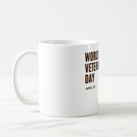 Welttierärztetag Kaffeetasse (Links)