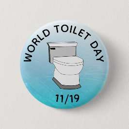 Welttoiletag 19. November Sonntag Button
