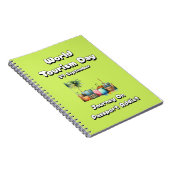 Welttourismus-Tag. Reise auf Passport Addict Notizblock (Rechte Seite)