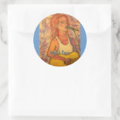 Welttournee Runder Aufkleber (Tasche)