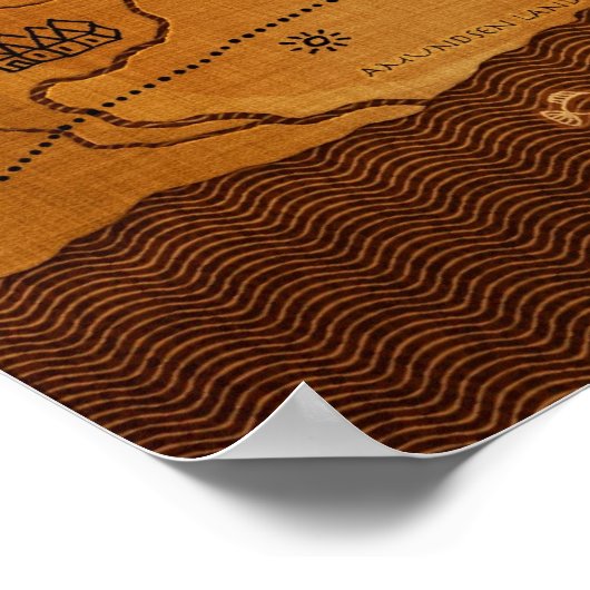 Weltumgebung Poster (Ecke)