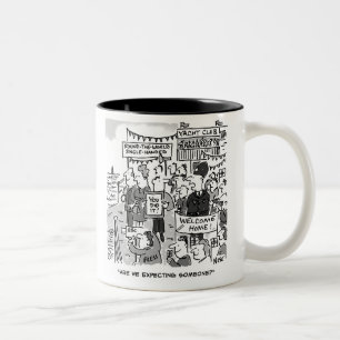 Weltumsegler - Lustig Zweifarbige Tasse
