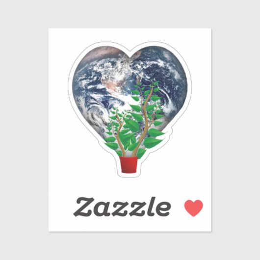 Weltumwelttag Aufkleber (Blatt)