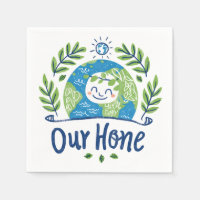 Weltumwelttag - Happy Earth Illustration