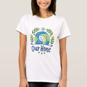 Weltumwelttag - Happy Earth Illustration T-Shirt