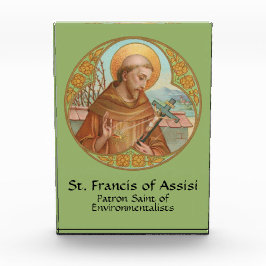 Weltumwelttag und St. Francis von Assisi Fotoblock