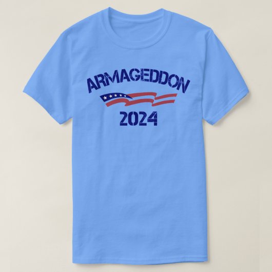Weltuntergang 2024 T-Shirt (Design vorne)