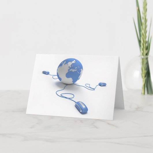 Weltverbindung Karte (Vorderseite)