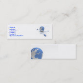 Weltverbindung Mini Visitenkarte (Vorne/Hinten)