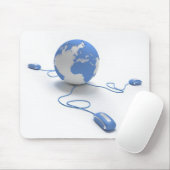 Weltverbindung Mousepad (Mit Mouse)