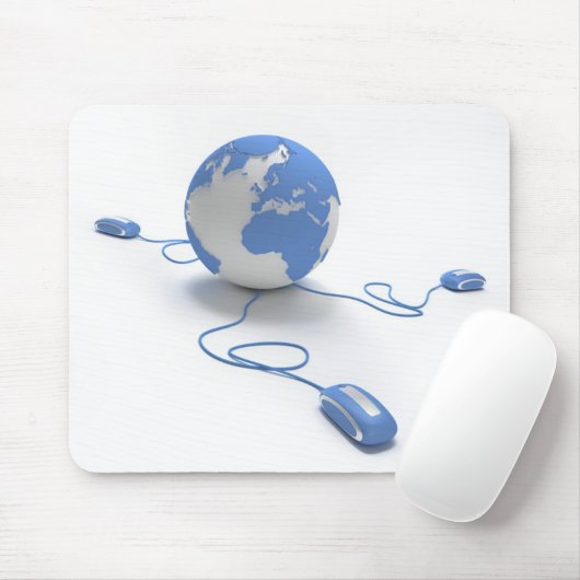 Weltverbindung Mousepad (Mit Mouse)