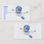 Weltverbindung Visitenkarte (Vorne/Hinten)