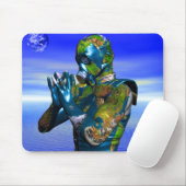Weltverschmutzung Mousepad (Mit Mouse)
