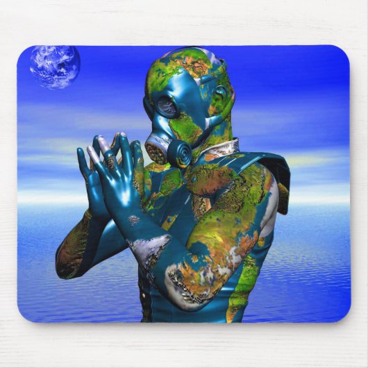 Weltverschmutzung Mousepad (Vorne)