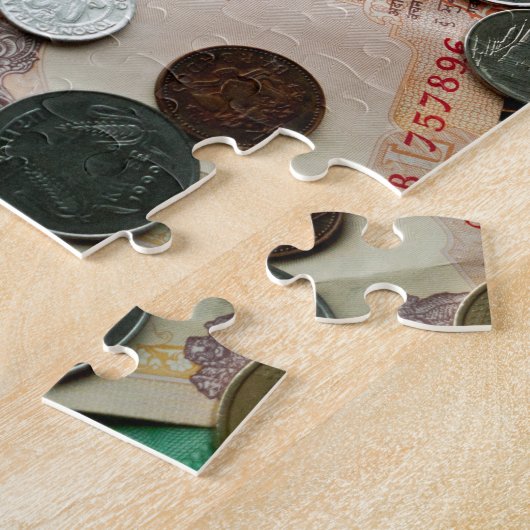 Weltwährungen Puzzle (Seite)