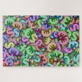 Weltwährungsrätsel Puzzle (Horizontal)