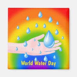 Weltwassertag 22 März Magnet