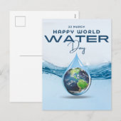 Weltwassertag Feiertagspostkarte (Vorne/Hinten)