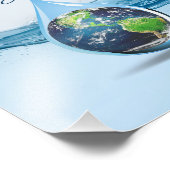 Weltwassertag Fotodruck (Ecke)