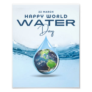 Weltwassertag Fotodruck