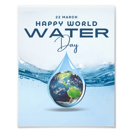Weltwassertag Fotodruck (Vorne)