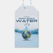 Weltwassertag Geschenkanhänger (Vorderseite)