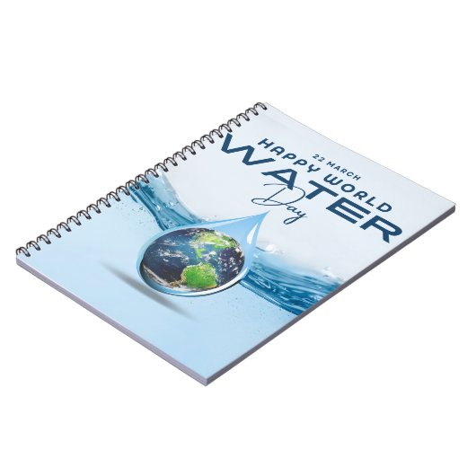Weltwassertag Notizblock (Linke Seite)