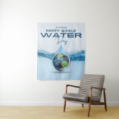 Weltwassertag Wandteppich (Beispiel)