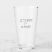 Weltweit #1 Affe Glas (Rückseite)