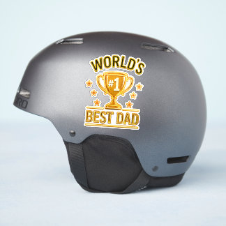 Weltweit #1 Bestes Vatergeschenk – Einzigartiger V Aufkleber