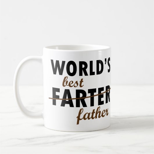 WELTWEIT BEST FARTER FUNNY VATER'S DAY KAFFEETASSE (Links)