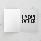 WELTWEIT BEST FARTER VATER FUNNY JEDERZEIT KARTE (Innenseite)