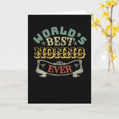 WELTWEIT BEST NONNO JE KARTE (Gelbe Blume)